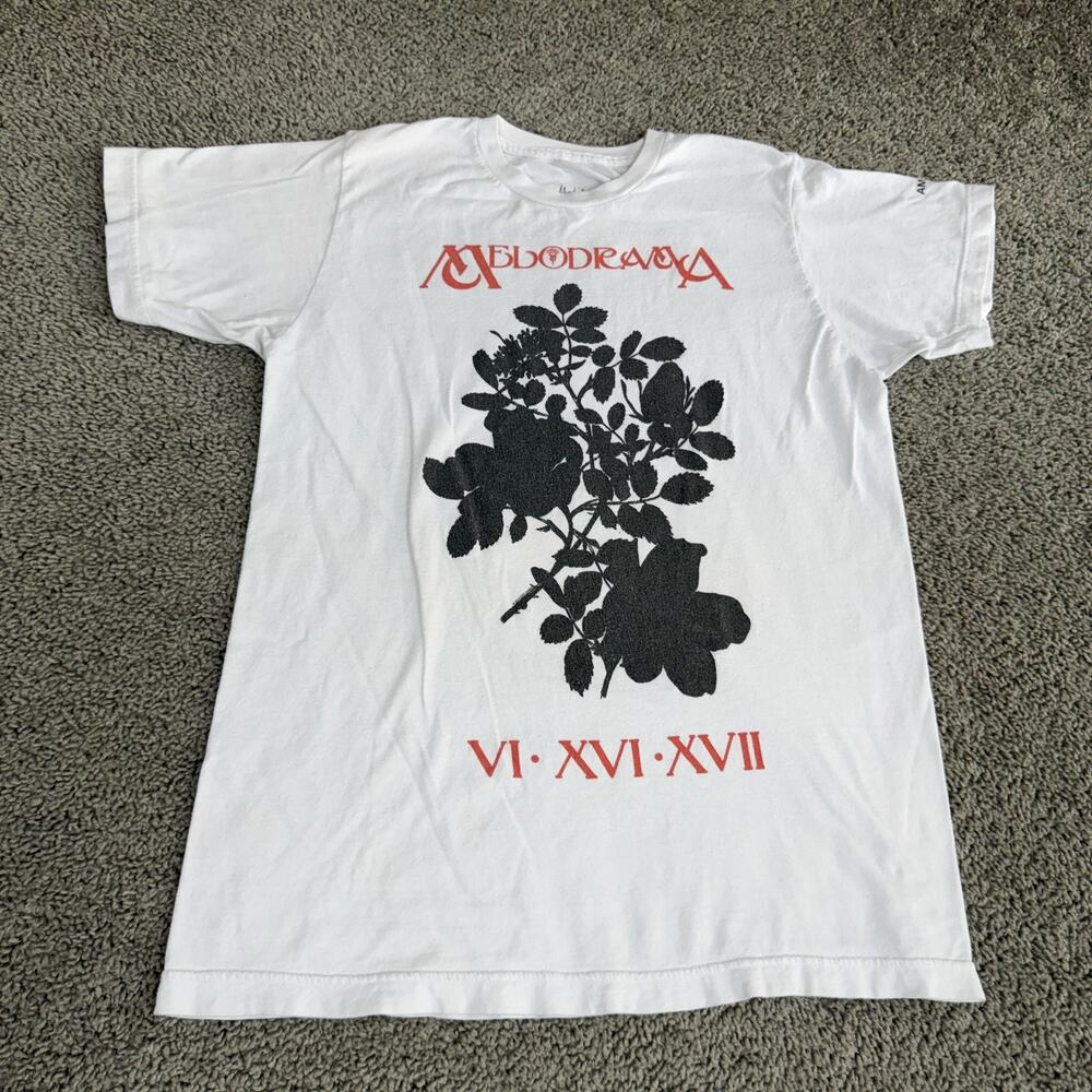 Lorde Melodrama World Tour Shirt Mens Medium White Tour Dates Graphic Tee Top